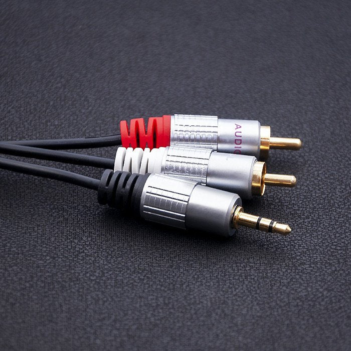 EAN 5901878523415 - Qoltec 52341 cable de audio 3 m 2 x RCA 3,5mm Negro imagen 2