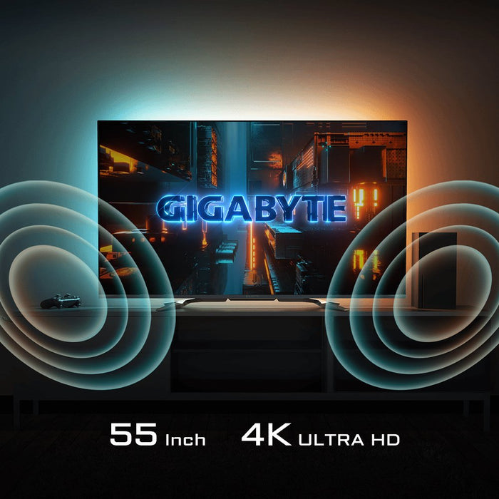 EAN 4719331826390 - GIGABYTE S55U pantalla para PC 138,7 cm (54.6") 3840 x 2160 Pixeles 4K Ultra HD LED Negro imagen 8