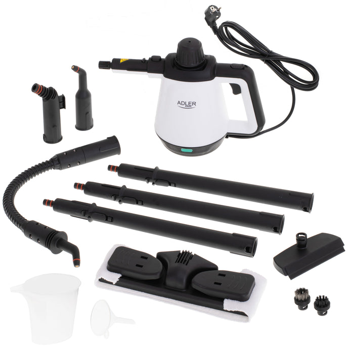 EAN 5903887803588 - Adler AD 7038 limpiador a vapor Limpiador a vapor portátil 0,45 L 2000 W Negro, Blanco imagen 3