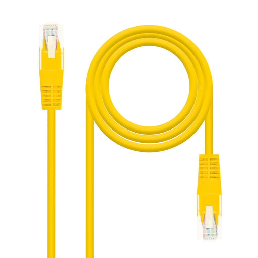 EAN 8433281003712 - Nanocable 10.20.0402-Y cable de red Amarillo 2 m Cat6e U/UTP (UTP) imagen 1