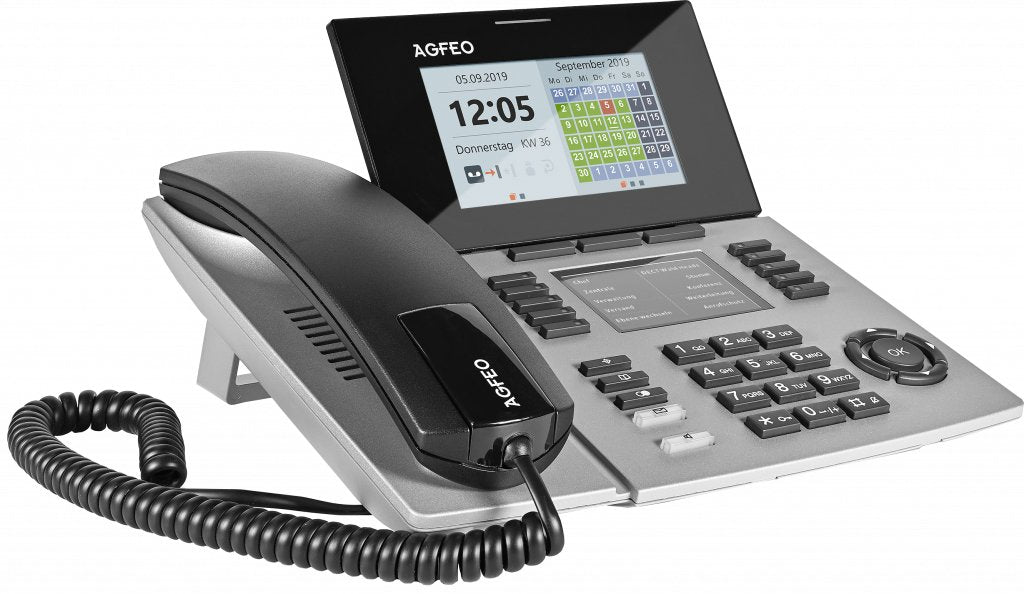 EAN 4021972016345 - AGFEO ST 56 teléfono IP Plata LCD imagen 1