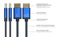 EAN 4014619603602 - Alcasa 4814-SF050B cable DisplayPort 5 m Azul imagen 2