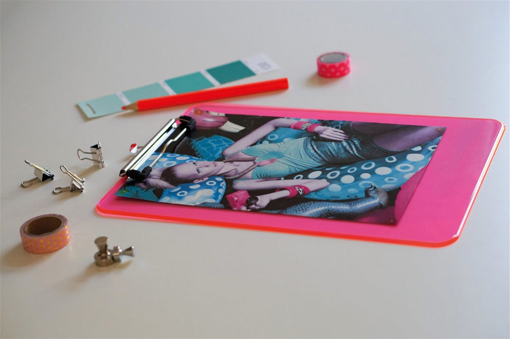 Portapapeles Din A4 Neonpink