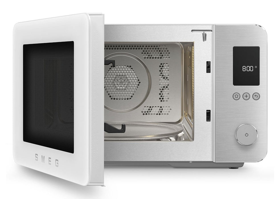 EAN 8017709356590 - Smeg MOC02WHMEU microondas Blanco Microondas combinado Encimera 27 L 900 W imagen 8
