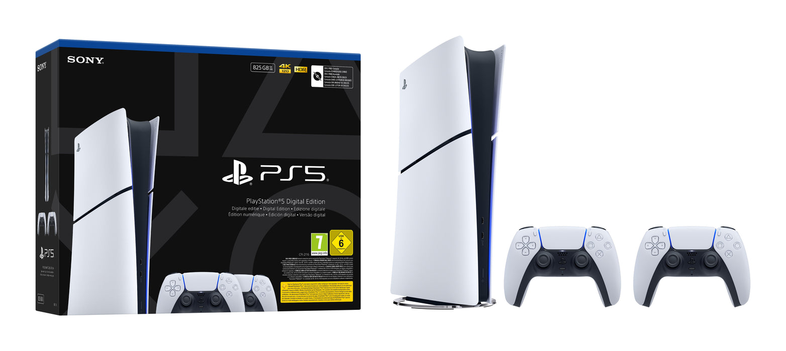 EAN 0711719022633 - Sony Playstation 5 Slim Digital 825 GB Wifi Negro, Blanco imagen 1