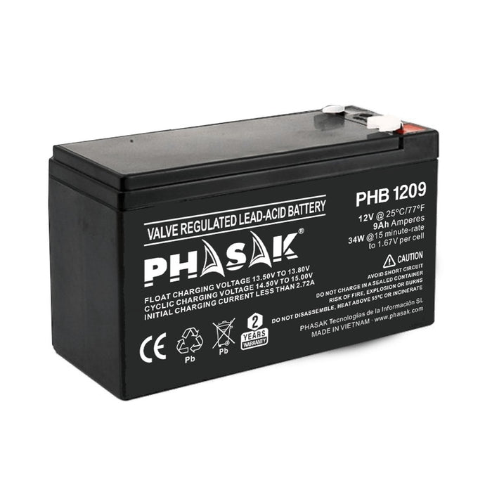 EAN 5605922047222 - Phasak PHB 1209 batería para sistema ups Sealed Lead Acid (VRLA) imagen 6