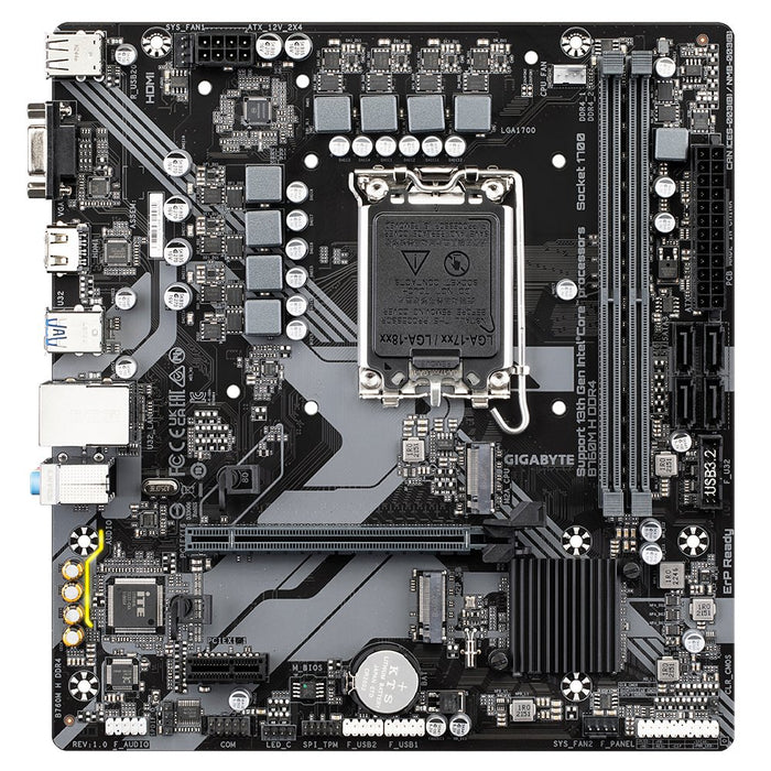 EAN 4719331854645 - GIGABYTE B760M H DDR4 placa base Intel B760 Express LGA 1700 micro ATX imagen 2