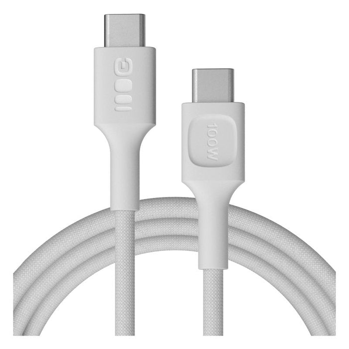 Green Cell Usb-C To Usb-C Cable Powerstream 100w 2m Blanco - Braided