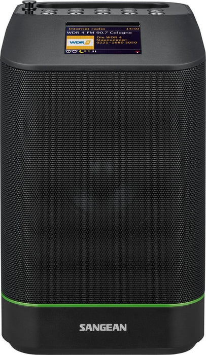 Radio Sangean Wfs-58 Negro Portátil De Internet