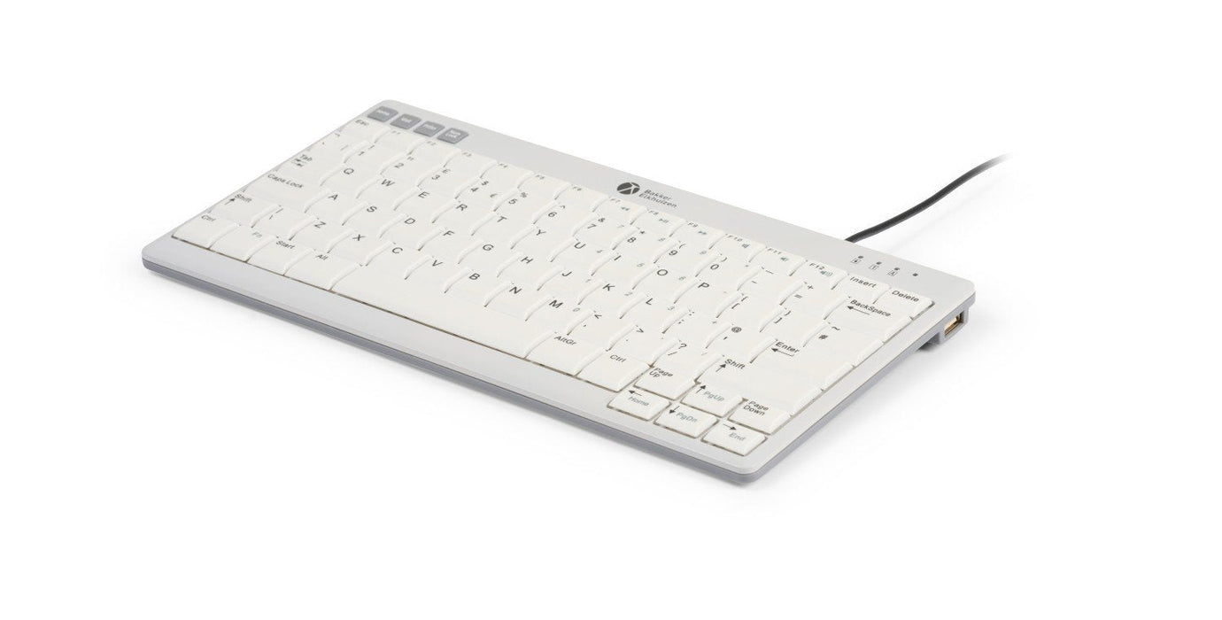Bakkerelkhuizen Ultraboard 950 V2 Teclado Oficina Usb Qwerty Inglés Del Reino Unido Gris Oscuro, Gris Claro