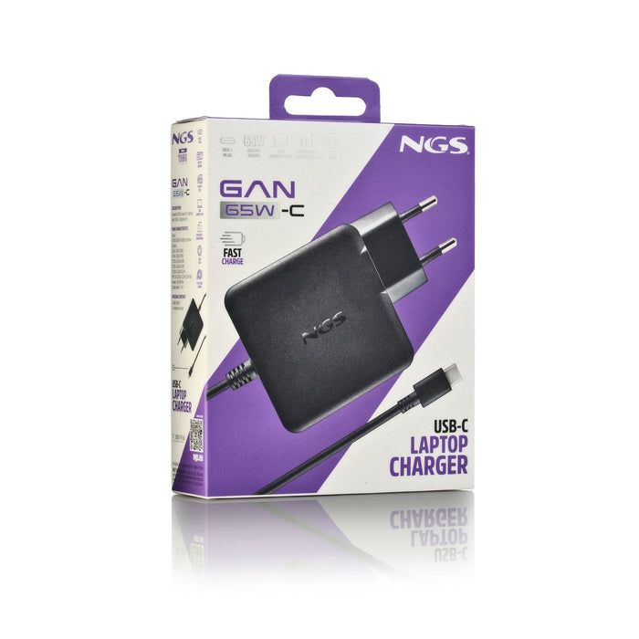 Cargador De Portátil Ngs Gan 65w-C Usb Tipo-C 65w Automático Voltaje 5-20v