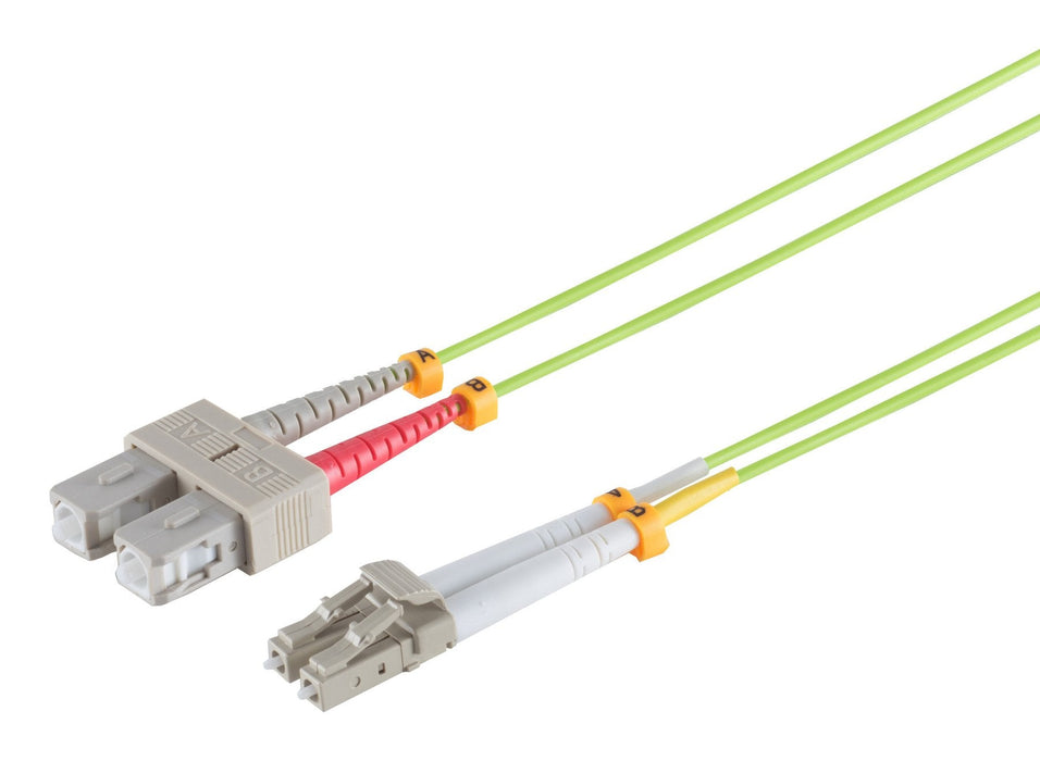 S-Impuls Lwl Cable De Red Lc Sc 50 125?, Om5 Verde Lima, 20m