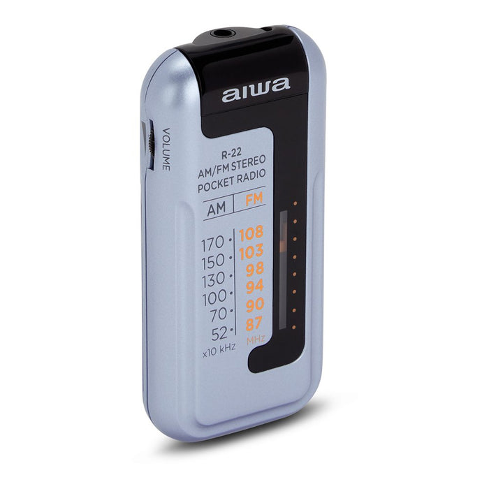 EAN 8435256897838 - Aiwa R-22SL radio Portátil Analógica Plata imagen 2