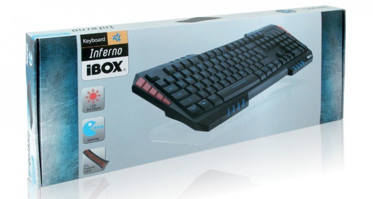 Ibox Iks855 Teclado Usb Inglés Negro