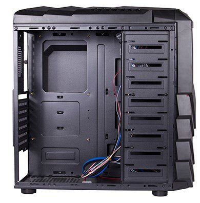 EAN 0642968297612 - Black Lion PG1137 carcasa de ordenador Midi Tower Negro, Rojo imagen 5