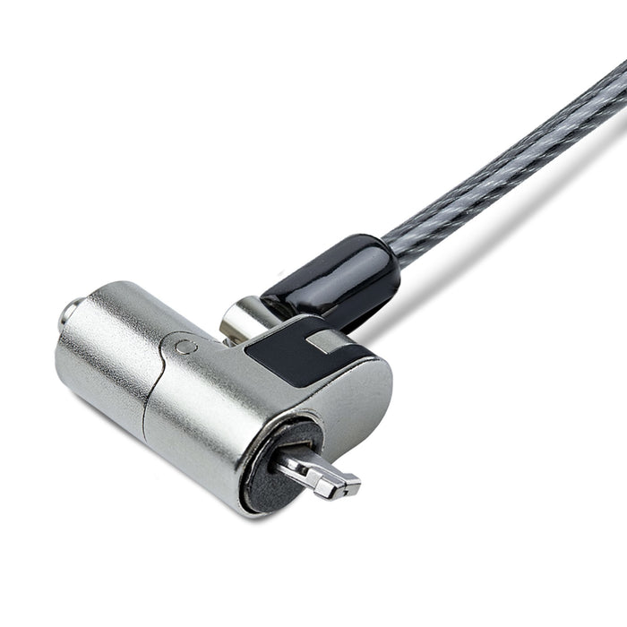 EAN 0065030899390 - StarTech.com NANOK-LAPTOP-LOCK cable antirrobo Negro, Plata 2 m imagen 2