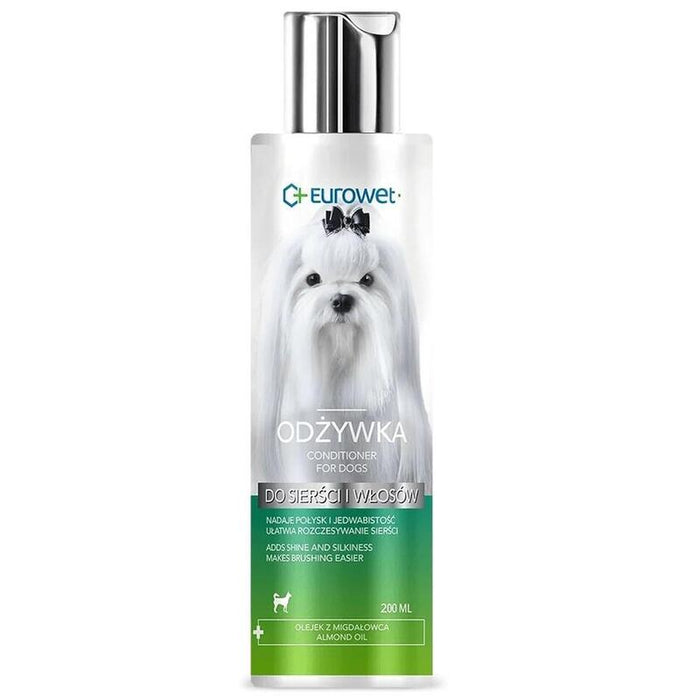 Acondicionador Para Pelo Y Pelaje Eurowet Para Perros, 200 Ml.