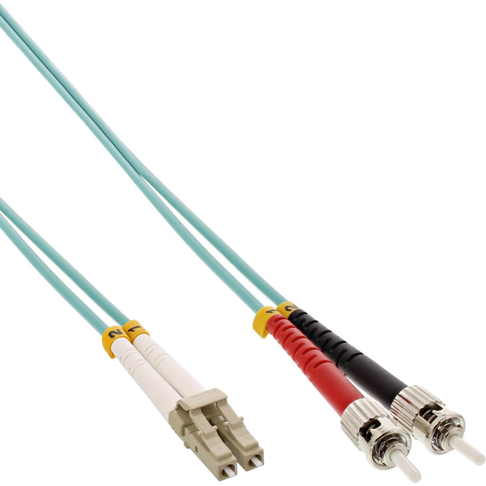 Cable Duplex De Fibra Óptica Inline Lc/St 50/125?M Om3 0.5m