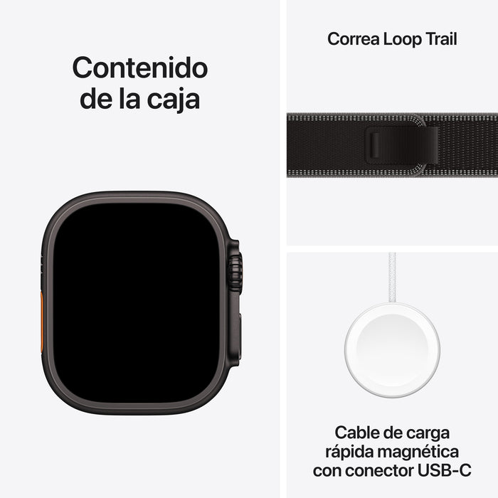 EAN 0195950610512 - Apple Watch Ultra 3 OLED 49 mm Digital 422 x 514 Pixeles Pantalla táctil 5G Negro Wifi GPS (satélite) imagen 8