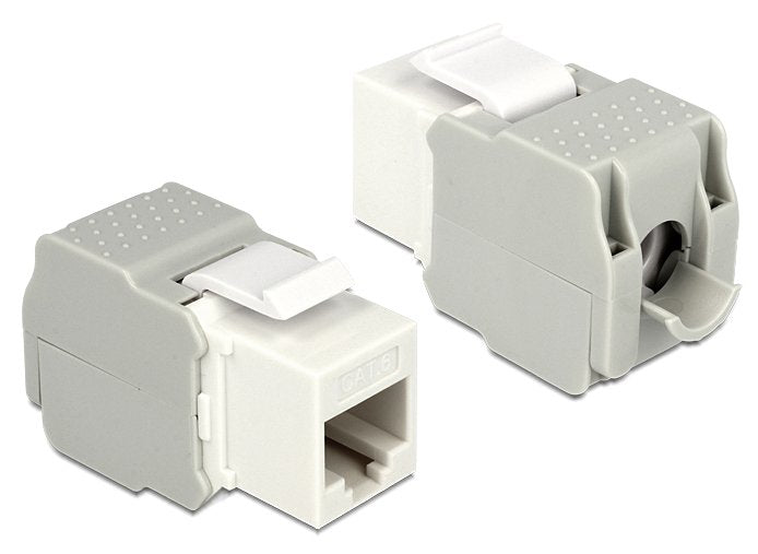 Keystone Modul Rj45 Buchse > Lsa Cat.6 Utp Weiss
