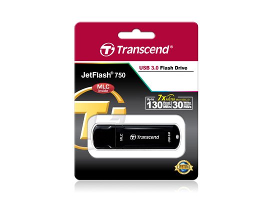 EAN 0760557827870 - Transcend JetFlash 750, 64GB unidad flash USB USB tipo A 3.2 Gen 1 (3.1 Gen 1) Negro imagen 2