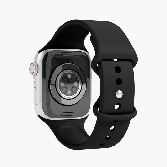 Vonmählen Watchstrap For Apple Silicone Loop Funda 2 Band One Negro Negro (Aws00006)
