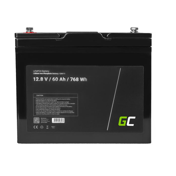 EAN 5907813968273 - Green Cell CAV11 batería de vehículos Fosfato de hierro-litio (LiFePo4) 60 Ah 12,8 V Barcos/recreativo imagen 5