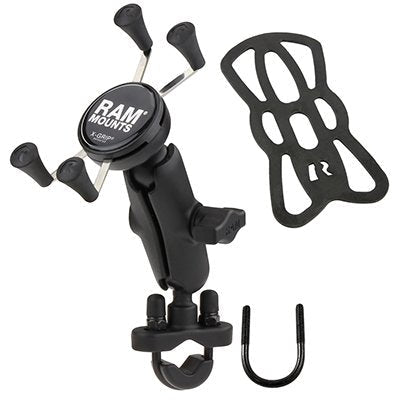 Ram Mounts Ram X-Grip Phone Mount With Handlebar U-Bolt Base - Medium