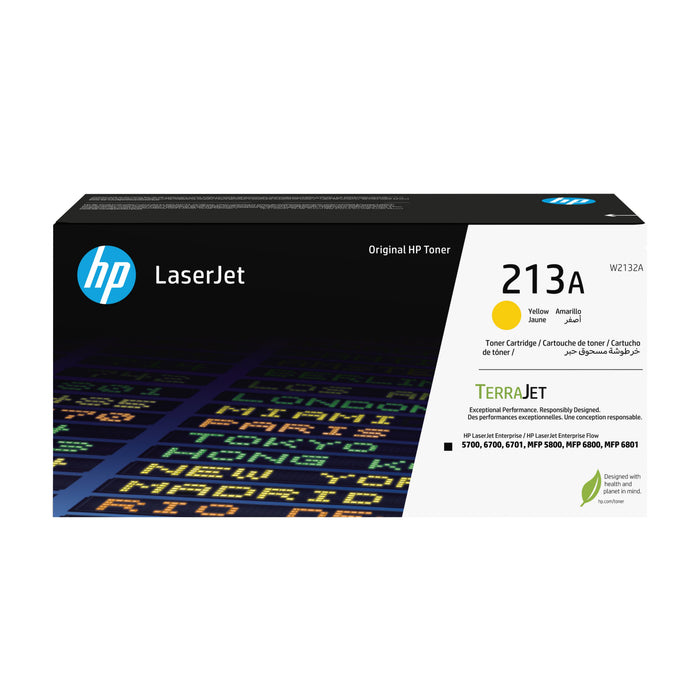 EAN 0195122822606 - HP 213A Ylw Original LaserJet Toner Crtg cartucho de tóner 1 pieza(s) imagen 1