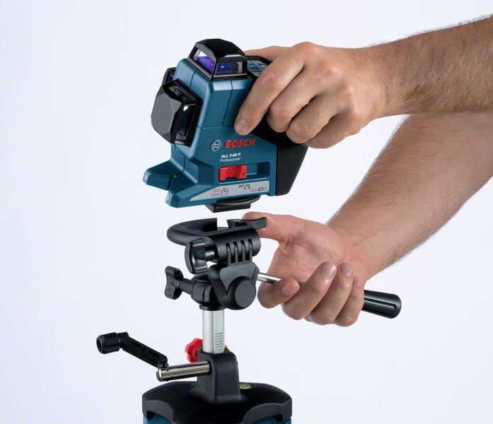 EAN 3165140772556 - Bosch BT 250 Professional tripode Nivel láser 3 pata(s) Azul, Blanco imagen 2