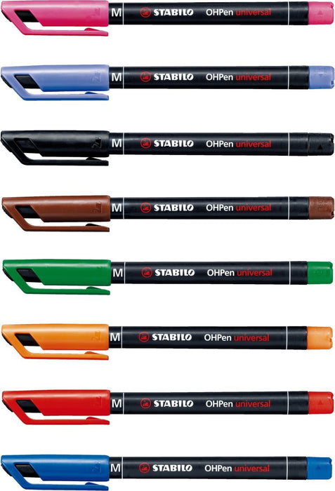 Stabilo Marcador Permanente Ohpen Universal M Punta Media 1.0mm Rojo