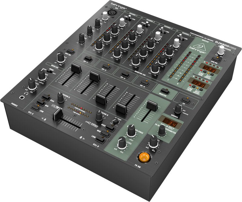 Behringer Djx900usb - Mezclador Profesional De Dj De 5 Canales Con Crossfader Vca «Sin Contacto» Infinium, Efectos Digitales Avanzados E Interfaz Usb/Audio