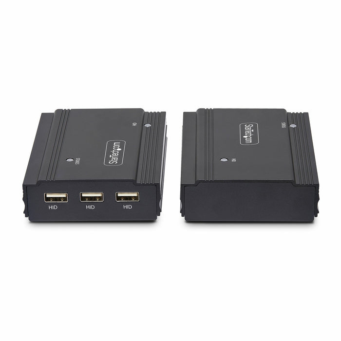 Startech.Com Displayport Kvm Extender Uber Glasfaser 4k60hz Konsolen-Extender 300m Multimode 4k Kvm Verlngerung Lwl