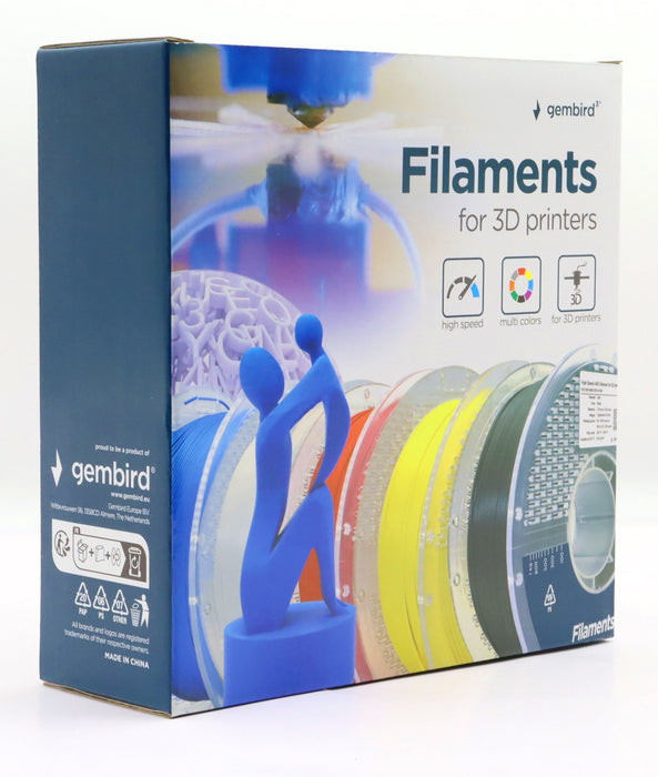 EAN 8716309131667 - Gembird 3DP-PLA1.75HY-01-Y material de impresión 3d Ácido poliláctico (PLA) Amarillo 1 kg imagen 3