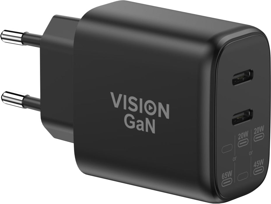 Vision Usb-C 65w Charger With Eu Plug