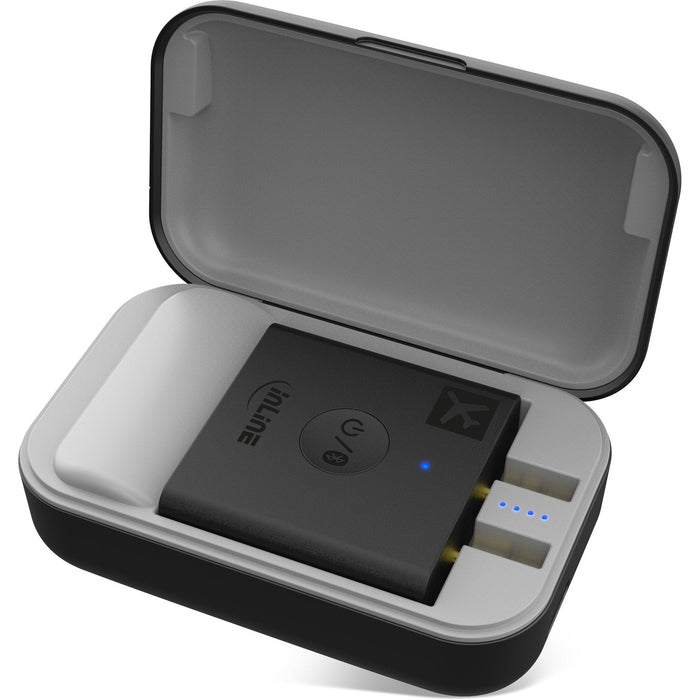 Transmisor De Audio Bluetooth Para Aviones Inline, Bt 5.0, Aptx Hd/Ll, Adaptador De Vuelo Con Estuche De Carga
