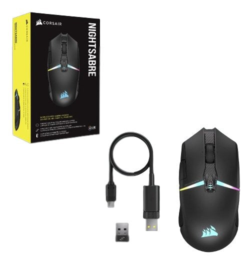 EAN 0840006649519 - Corsair CH-931B011-EU ratón Juego mano derecha RF Wireless + Bluetooth Óptico 26000 DPI imagen 8