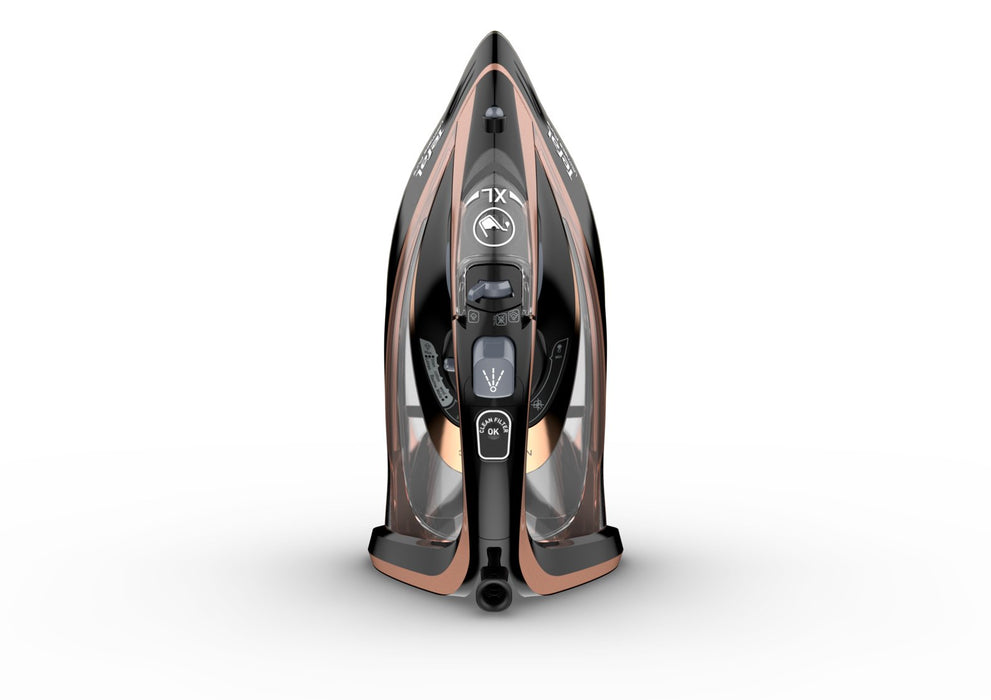 EAN 3121040069271 - Tefal Ultimate Pure FV9845 Plancha vapor-seco Suela Durilium Autoclean 3100 W Negro, Cobre imagen 4