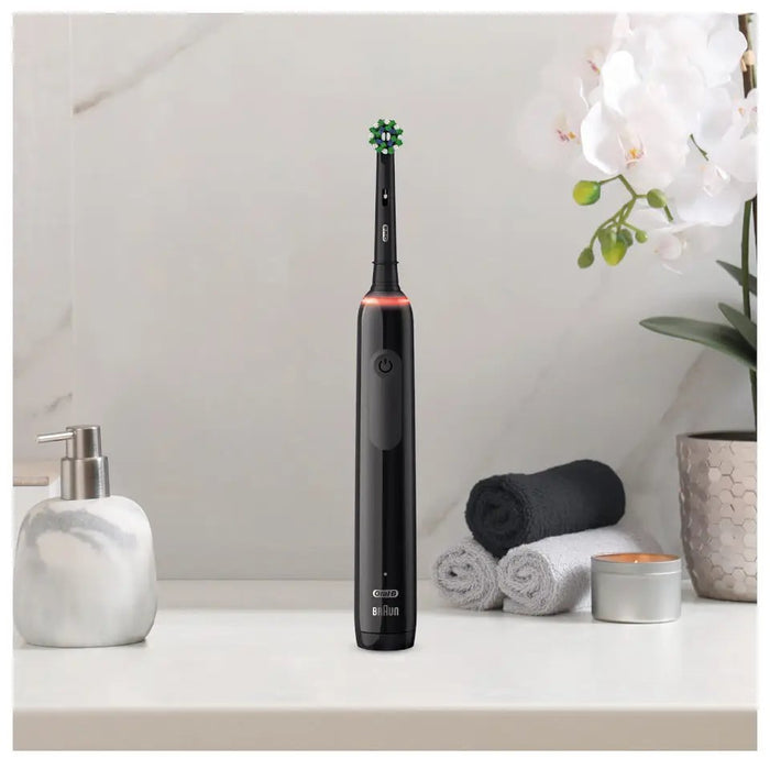 EAN 8006540759912 - Oral-B Pro 3 3500 Adulto Cepillo dental giratorio Negro imagen 2