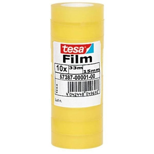 EAN 4042448049698 - TESA 57387-00001-00 cinta adhesiva 33 m Transparente 10 pieza(s) imagen 1