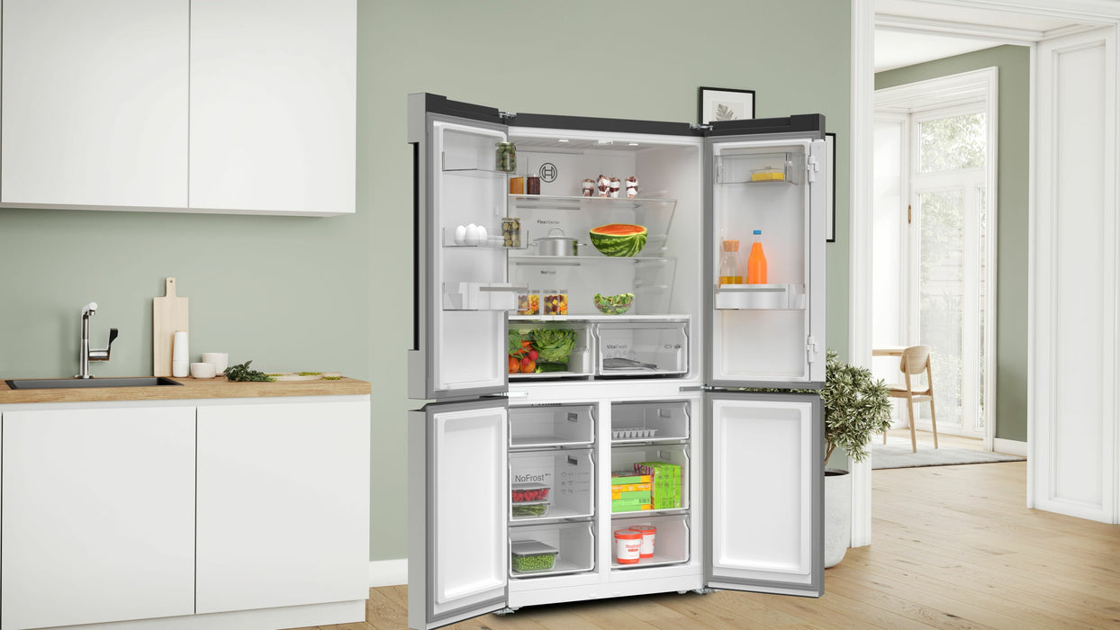 EAN 4242005264568 - Bosch Serie 4 KFN96VPEA nevera puerta lado a lado Independiente 605 L Acero inoxidable imagen 9