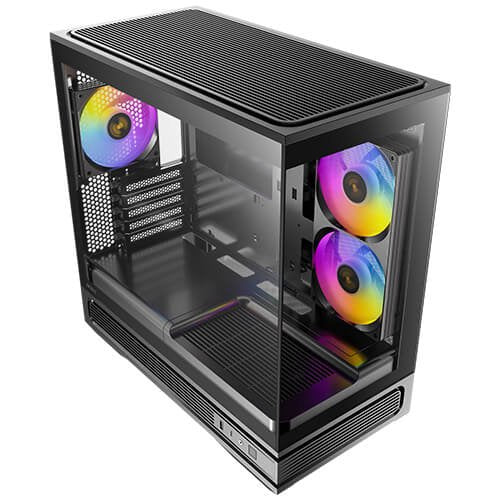 Caja Pc Antec Geh Mini C2m Argb M-Atx M-Itx O.N. Bk Retail