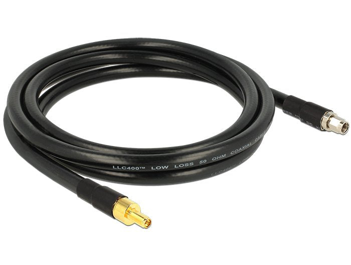 Delock Cable De Antena Rp-Sma Macho > Rp-Sma Hembra Cfd400 Llc400 2 M Low Loss