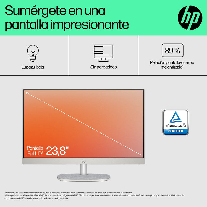 EAN 0199251923203 - HP 24-cr0161ns AMD Ryzen™ 5 7520U 60,5 cm (23.8") 1920 x 1080 Pixeles PC todo en uno 16 GB LPDDR5-SDRAM 5 imagen 11