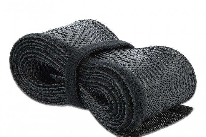 Delock Funda Trenzada Con Cierre De Velcro 2 M X 19 Mm Negro
