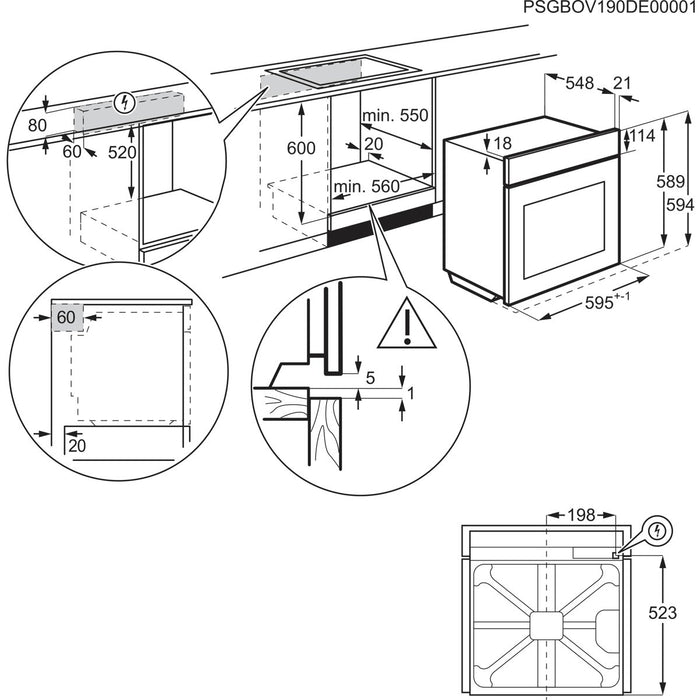 EAN 7333394056043 - AEG Series 5000 OU5AB20SM 72 L 2790 W Acero inoxidable imagen 9