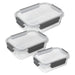EAN 7610154240349 - KUHN RIKON 24034 recipiente de almacenar comida Rectangular Contenedor 3,21 L Gris, Transparente 3 pieza( imagen 1