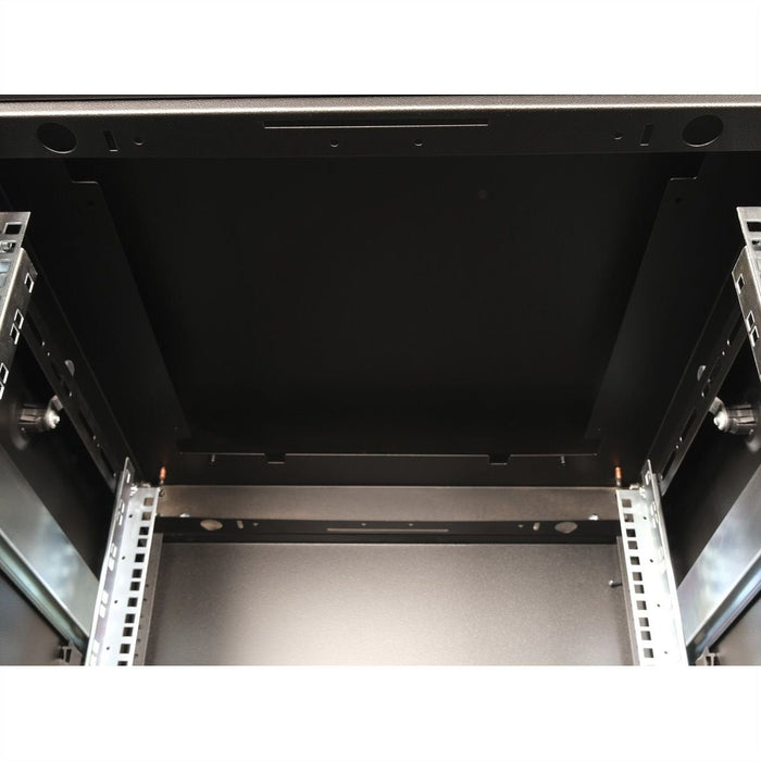 Roline 19-Zoll Netzwerkschrank Pro 26 He, 600x600 Bxt Glastr Schwarz
