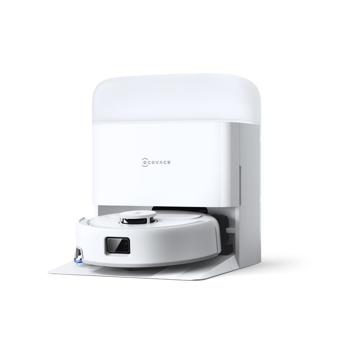 Ecovacs Deebot Mini 2 Vacuum Cleaner,Robot,Wet&Dry,Compact Design,White+Auto-Empty Station