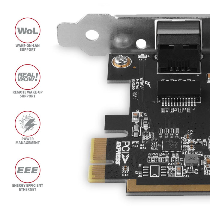 EAN 8595247906120 - Axagon PCEE-GRF adaptador y tarjeta de red Interno Ethernet 1000 Mbit/s imagen 4